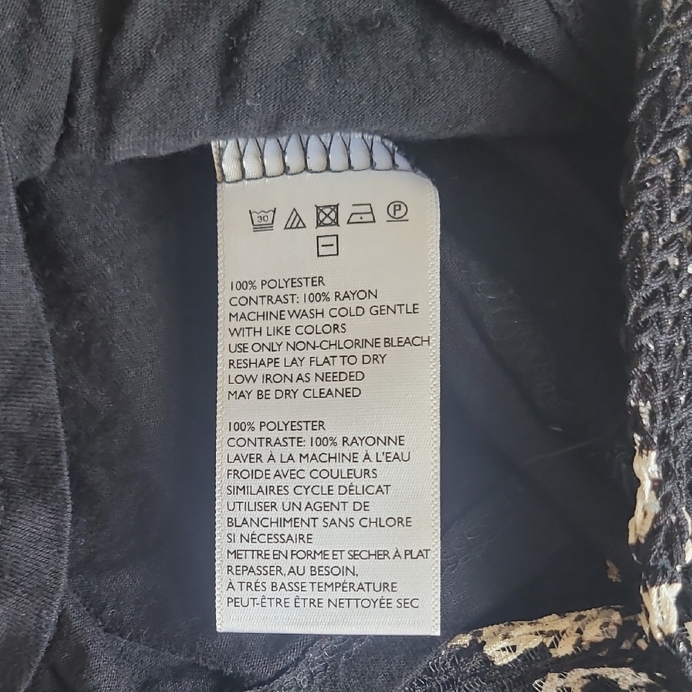 Fun, Comfortable Black And White Patterned Dress,… - image 4